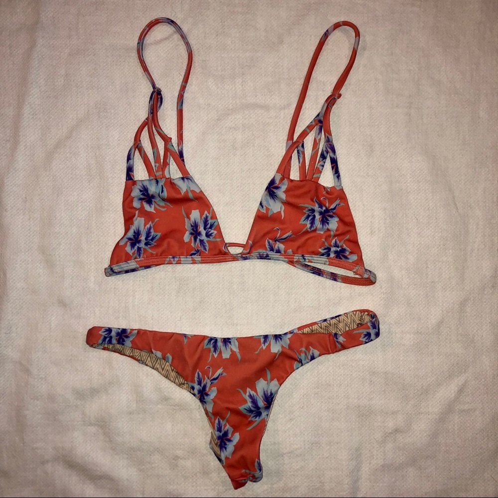 acacia swimwear vintage aloha set